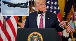 Trump blasts âmisleadingâ media reporting US tanker planes destroyed by Iran